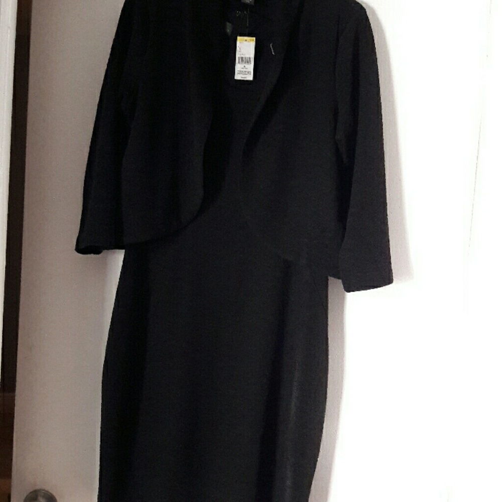 Set of Black dress with jacket